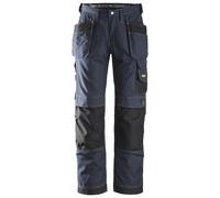 Snickers 3213 Craftsmen Holster Pocket Trousers, Rip-Stop Navy Blue