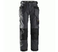Snickers 3213 Craftsmen Holster Pocket Trousers, Rip-Stop Black