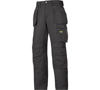 Snickers 3213 Craftsmen Holster Pocket Trousers, Rip-Stop Black, Insid 33" 32"