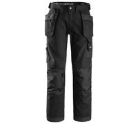 Snickers 3214 Craftsmen Holster Pocket Trousers, Canvas+ Black