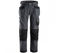 Snickers 3214 Craftsmen Holster Pocket Trousers Steel Grey/Black Waist 36" 37"
