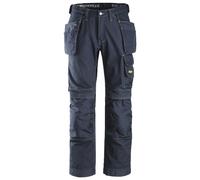 Snickers 3215 Craftsmen Holster Pocket Trousers, Comfort Cotton Navy Blue