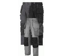 Snickers 3223 Floorlayer Holster Pocket Knee Pad Trousers, Rip-Stop BLACK