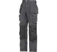 Snickers 3223 Floorlayer Holster Pocket Knee Pad Trousers, Rip-Stop GREY