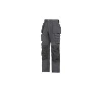 Snickers 3223 Floorlayer Holster Pocket Knee Pad Trousers, Rip-Stop STEEL GREY