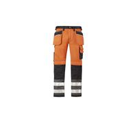 Snickers 3233 Hi Visibility Work Trousers Holster Pocket Kneepad Pants 44" 35"