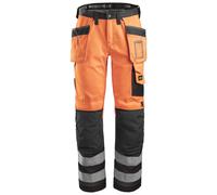 Snickers 3233 Hi Visibility Work Trousers Holster Pocket Kneepad Pants 36" 30"