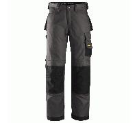 Snickers 3312 Craftsmen Trousers, DuraTwill Muted Black/Black, Inside 39" 30"