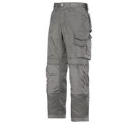 Snickers 3312 Craftsmen Trousers, DuraTwill Grey, Inside Leg: 37" 33" 37"