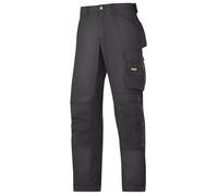 Snickers 3313 Craftsmen Trousers, Rip-Stop Black, Inside Leg: 30" 47" 30"