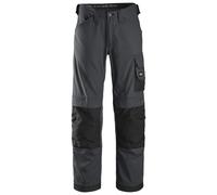 Snickers 3314 Craftsmen Trousers, Canvas+ Steel Grey/Black