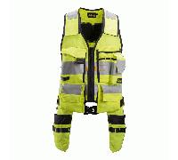 Snickers 4230 Hi-Vis Allround Work Toolvest: Class 1 - S-XXXL - Orange/Yellow