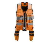 Snickers 4230 Hi-Vis Allround Work Toolvest: Class 1 - S-XXXL - Orange/Yellow