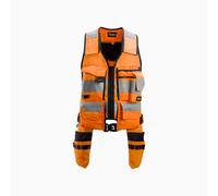 Snickers 4230 High-Vis Tool Vest Orange Yellow Gillet Class 1 Sizes XS-XXXL Pr