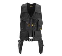 Snickers 4250 AllroundWork Tool Vest Black Integrated Belt Adjustable Straps