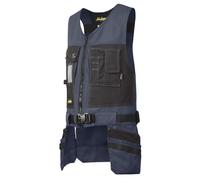 Snickers 4254 Toolvest Canvas+ Gilet Black 2XL Colour: Black, Chest Si 2XL