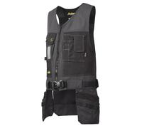 Snickers 4254 Toolvest Canvas+ Gilet Black L Colour: Black, Chest Size L