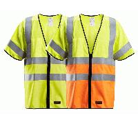 Snickers 4361 ProtecWork, Flame Retardant Hi-Vis Vest, Class 3