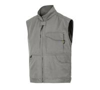 Snickers 4373 Service Vest: Grey Size: XS Colour: Grey, Size: XS XS