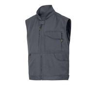 Snickers 4373 Service Vest: Grey Size: XL Colour: Grey, Size: XL XL