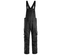 Snickers 6051 AllroundWork Stretch Bib & Brace Trousers Black