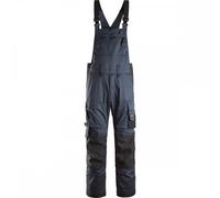 Snickers 6051 AllroundWork Stretch Bib & Brace Trousers Navy/Black 41" 32"