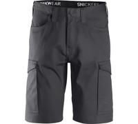 Snickers 6100 Service Shorts Steel Grey, Inside Leg: 32", Waist: 31" 32"
