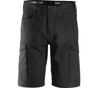 Snickers 6100 Service Shorts Black, Inside Leg: 32", Waist: 30&qu 30" 32"