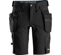 Snickers 6108 Mens Lite Work Detachable Holster Pockets Shorts Black 38"
