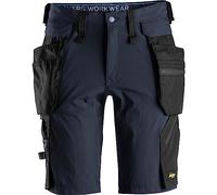 Snickers 6108 Mens Lite Work Detachable Holster Pockets Shorts Navy / Black 41"