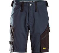 Snickers 6112 Mens Litework 37.5 Work Shorts Navy / Black 44"