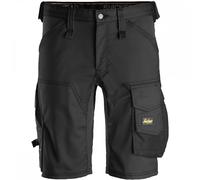 Snickers 6143 AllroundWork Stretch Shorts Black Waist: 39" Waist 39"