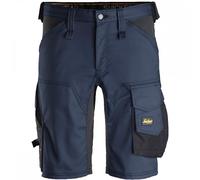 Snickers 6143 AllroundWork Stretch Shorts Navy/Black Waist: 33" C 33"