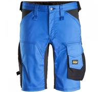 Snickers 6143 AllroundWork Stretch Shorts True Blue/Black Waist: 33&qu 33"