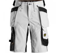 Snickers 6147 Womens AllroundWork Stretch Shorts Holster Pockets White 38" 31"