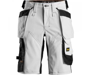 Snickers 6147 Womens AllroundWork Stretch Shorts Holster Pockets White 44" 31"