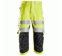 Snickers 6161 ProtecWork, Flame Retardant Hi-Vis Pirate Trouser, Class 2