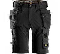 Snickers 6175 AllroundWork 4-way Stretch Short Holster Pockets Black W 44"