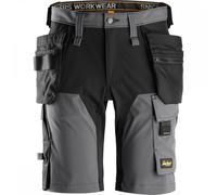 Snickers 6175 AllroundWork 4-way Stretch Short Holster Pockets Steel G 30"