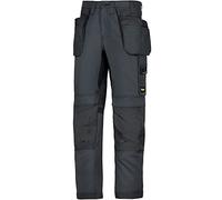 Snickers 62015858050 Size 50 "Allroundwork" Work Trousers with Holster Pockets - Steel Grey