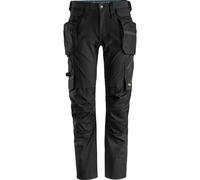 Snickers 6208 Mens Lite Work Stretch Trousers Holster Pockets Black 35" 30"