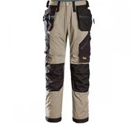 Snickers 6210 LiteWork 37.5 Work Trousers Holster Pockets Khaki/Black 36" 32"