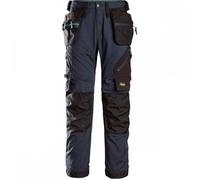 Snickers 6210 LiteWork 37.5 Work Trousers Holster Pockets Navy/Black W 35" 28"