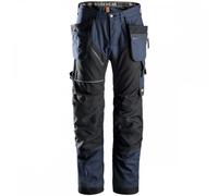 Snickers 6215 RuffWork Cotton Work Trousers+ Holster Pockets Navy/Blac 30" 30"