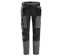 Snickers 6218 AllroundWork Holster Pocket 4-Way Stretch Trousers Steel Grey
