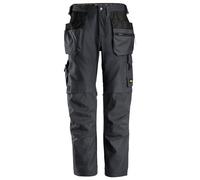 Snickers 6224 AllroundWork Canvas+ Stretch Work Trousers+ Holster Pockets Pre