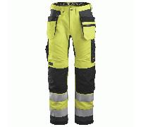 Snickers Trousers HP+ CL2 Yellow 31" Colour: Yellow, Waist Size: 31" 35"