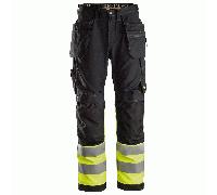 Snickers 6233 AllroundWork Hi-Vis Work Trousers Holster Pockets CL1