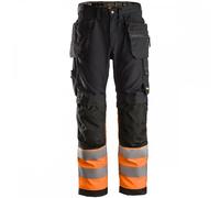 Snickers 6233 AllroundWork High-Vis Work Trousers+ Holster Pockets Cla 31" 30"