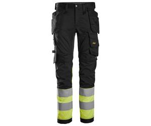 Snickers 6234 High-Vis Class 1 Stretch Trousers Holster Pockets